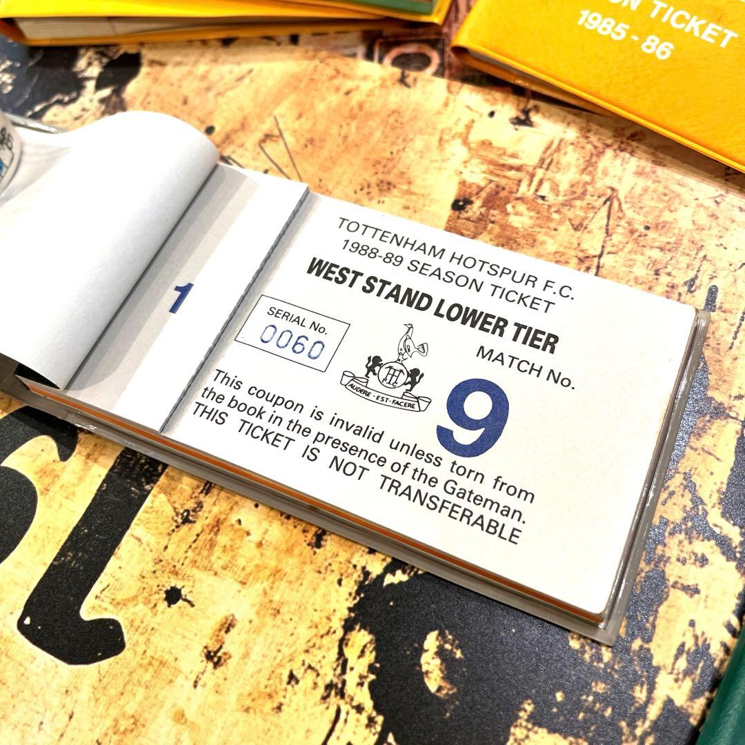 ヴィンテージ【1988〜89】4種のチケット冊子(海外チケット(ロールチケット ヴィンテージ【1988〜89】4種のチケット冊子(海外チケット(ロール