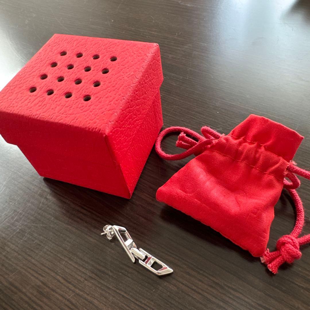 ディーゼル　片耳　ピアス DIESEL ディーゼル 片耳用 ピアス DX1443040 Dロゴ ユニセックス