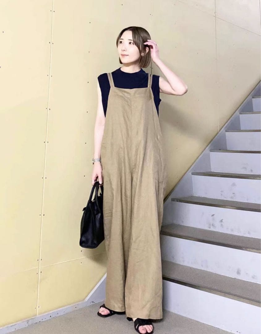 かぐれ リネンサロペット